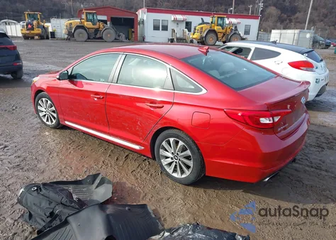 2017 Hyundai Sonata Sport из США, поврежденный, VIN 5NPE34AF4HH487404